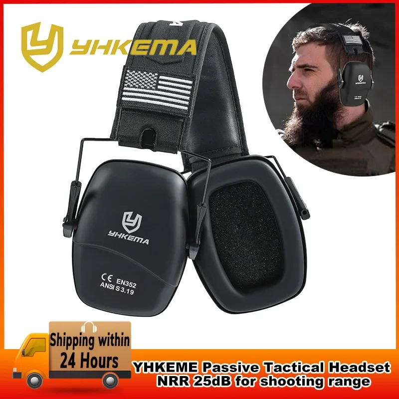 Ear Muff Foldable - YHKEMA Safety Earmuffs for Shooting Slim