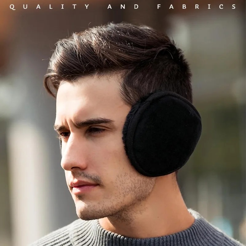 Ear Muff Foldable - Winter Unisex Large Foldable Polar Fleece