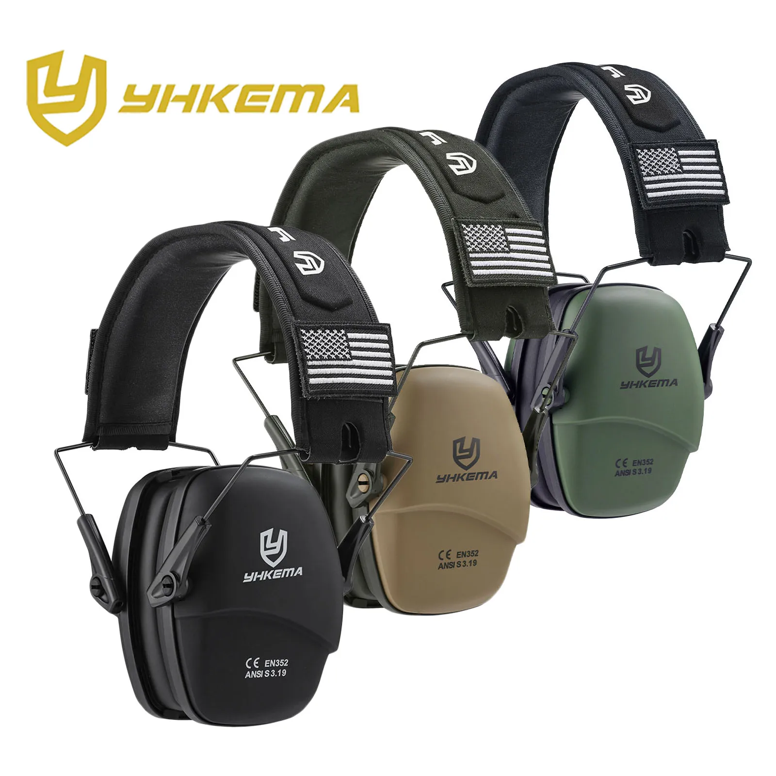 Ear Muff Foldable - Outdoor Tactical Passive Shooting Earmuff Anti