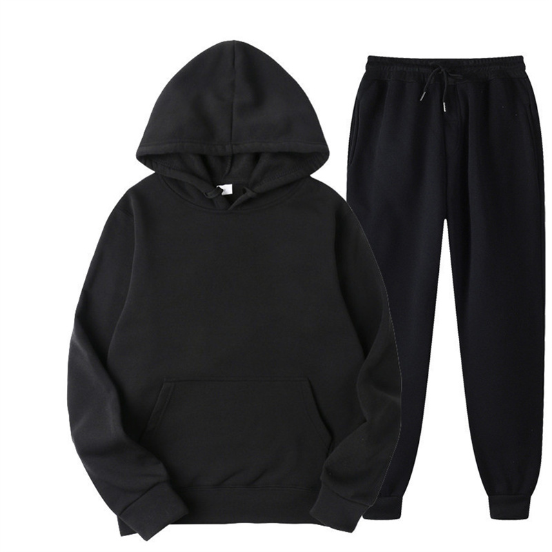 Winter Clothing Men - Men's Hooded Sweatshirts 2 pieces Hoodie+Pants