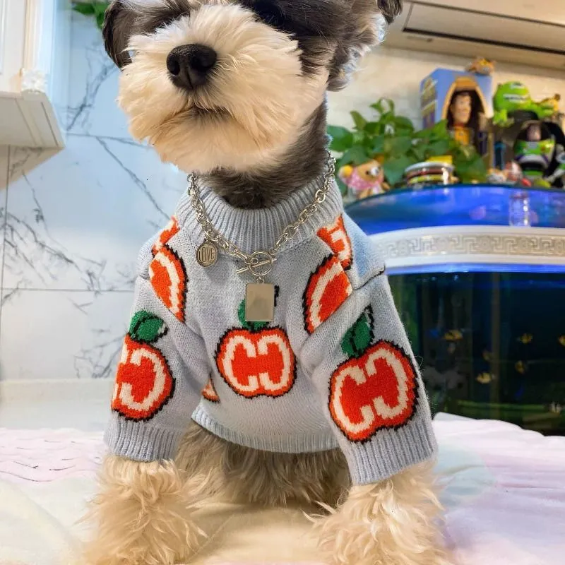 Letter Sweater Pet Dog Clothes - Winter Clothing For Toddlers review and price