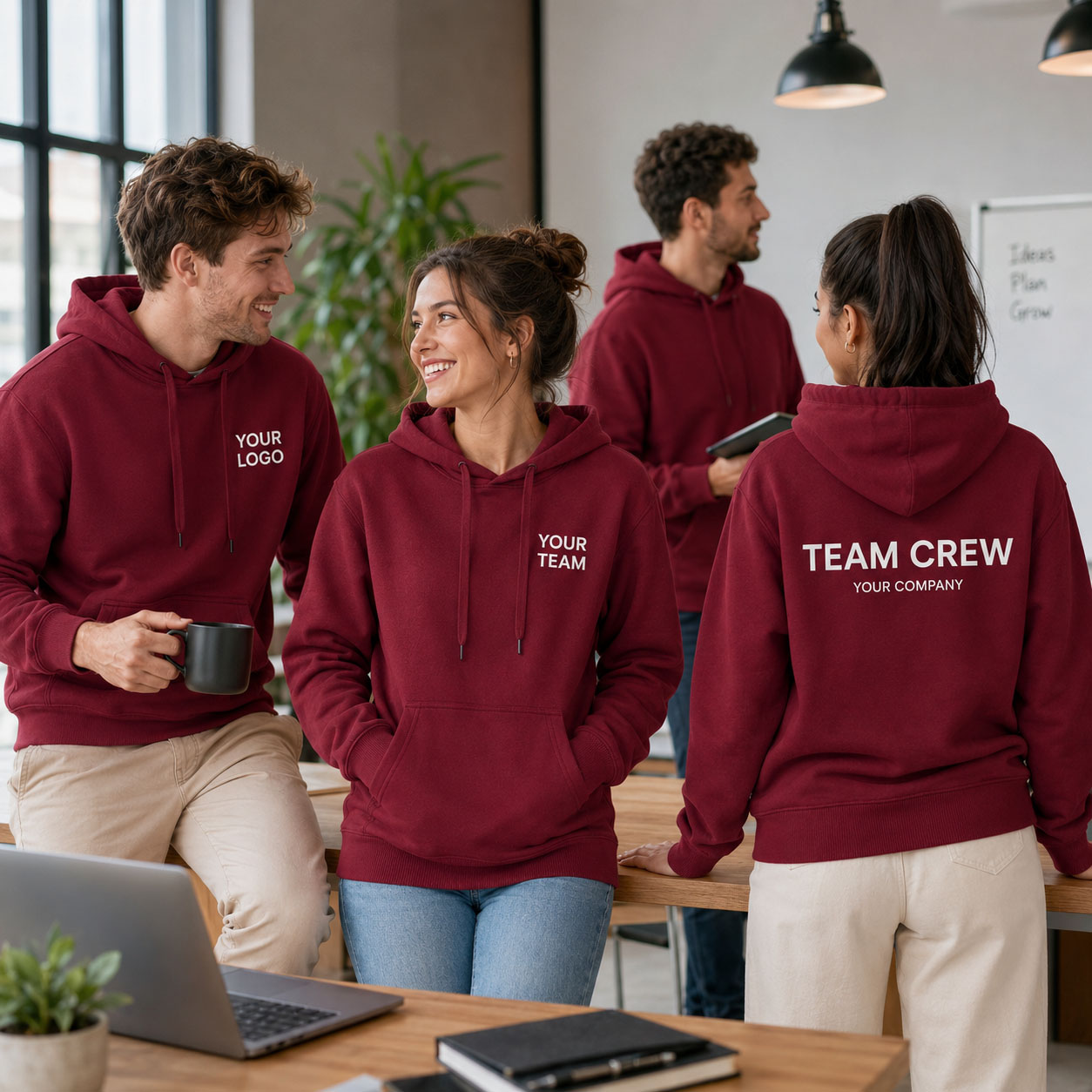 Company Hoodie Custom Logo Uni - Winter Clothing Companies review and price