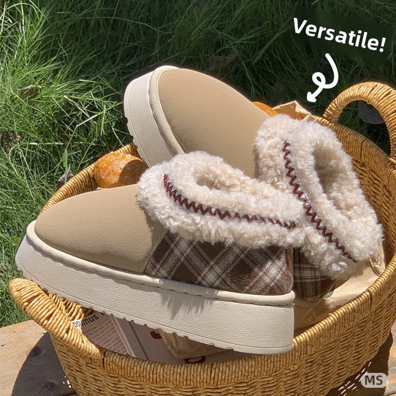 2026 Platform Fluffy Slippers  - Winter Cloth review and price