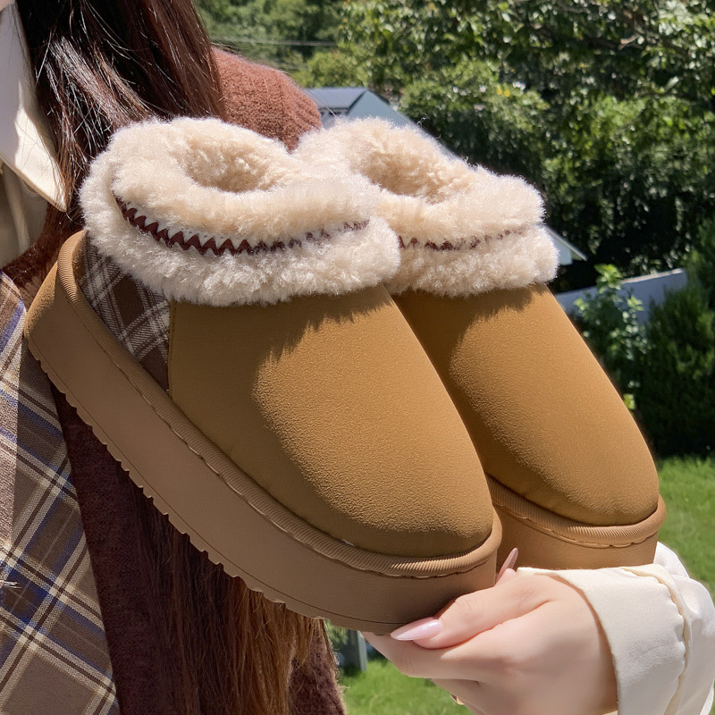 2026 Platform Fluffy Slippers  - Winter Cloth review and price