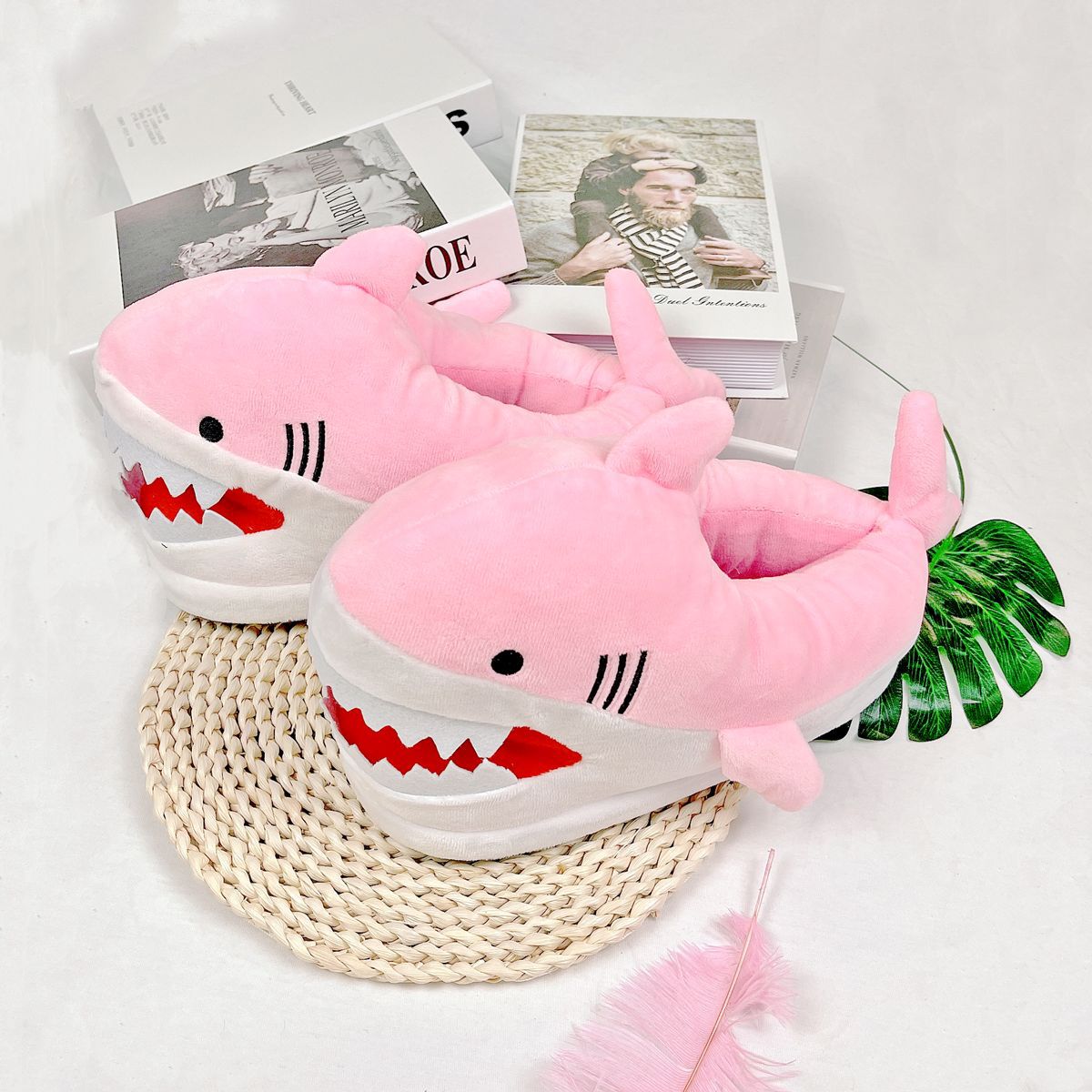 Cute Shark Slippers Fluffy Win - Winter Cloth review and price
