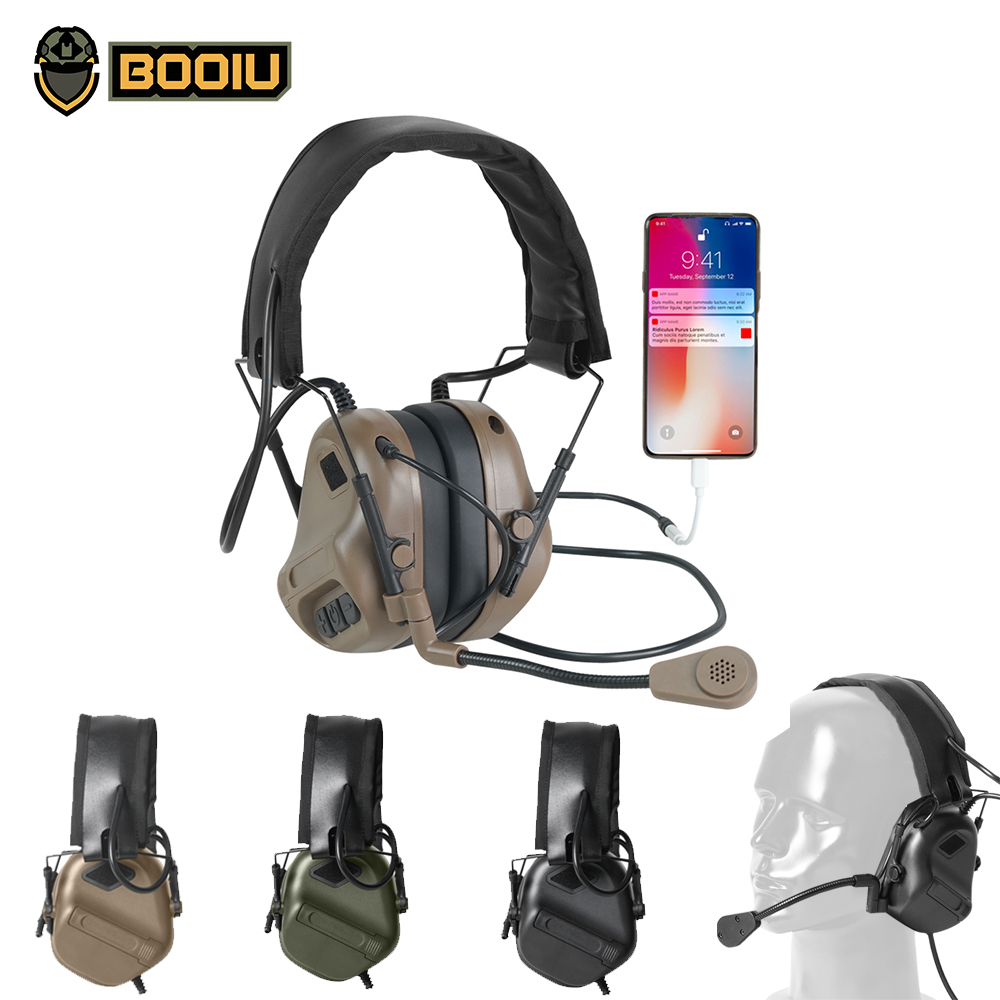 BOOIU Tactical Electronic Shoo - Ear Muff Foldable review and price
