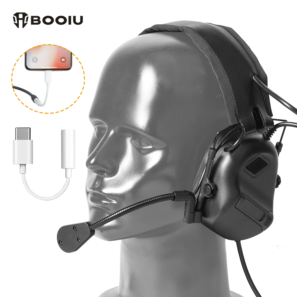 BOOIU Tactical Electronic Shoo - Ear Muff Foldable review and price