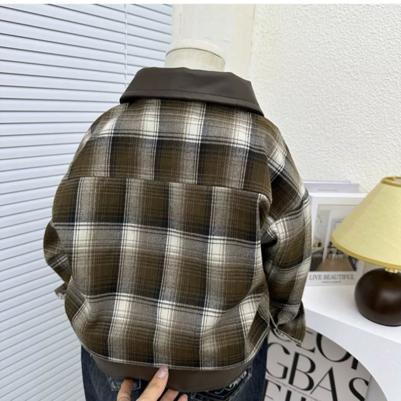 Children's Plaid Jacket Boys S - Winter Clothing For Toddlers review and price