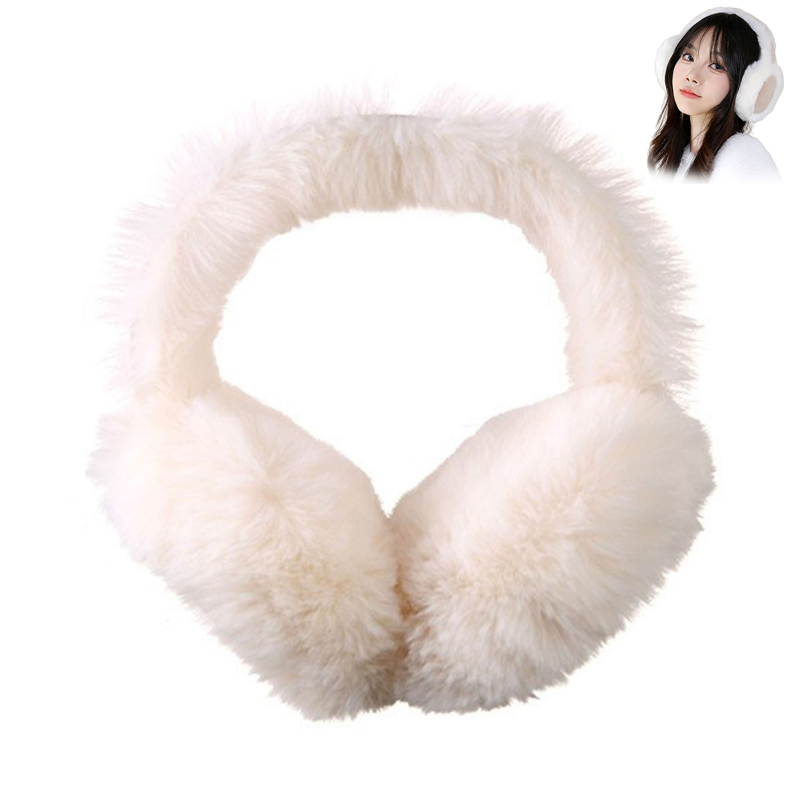 Windproof Earmuffs Plush Warm  - Ear Muff Foldable review and price