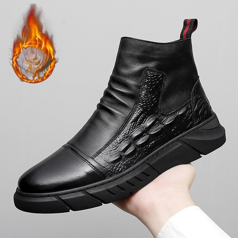 Men's High Top Boots with Wool - Winter Cloth review and price