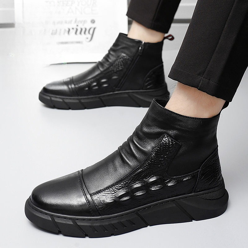 Men's High Top Boots with Wool - Winter Cloth review and price