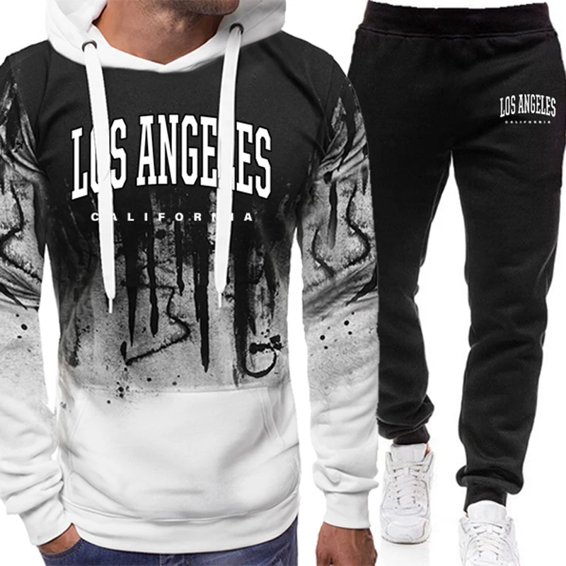 Fashion Men's Tracksuit Print  - Winter Clothing Men review and price