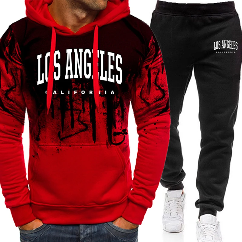 Fashion Men's Tracksuit Print  - Winter Clothing Men review and price