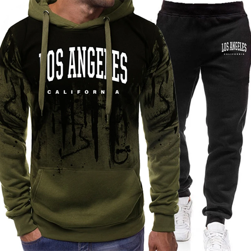Fashion Men's Tracksuit Print  - Winter Clothing Men review and price