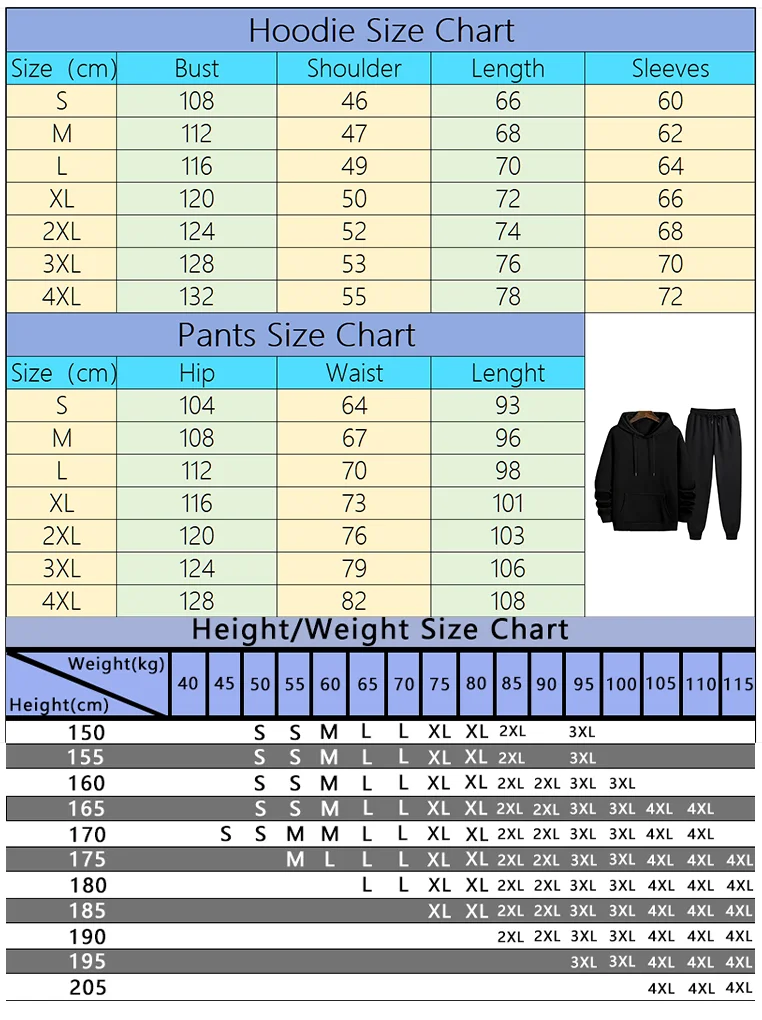 Hot Sales Men's Hoodies 2 Pcs  - Winter Clothing Men review and price